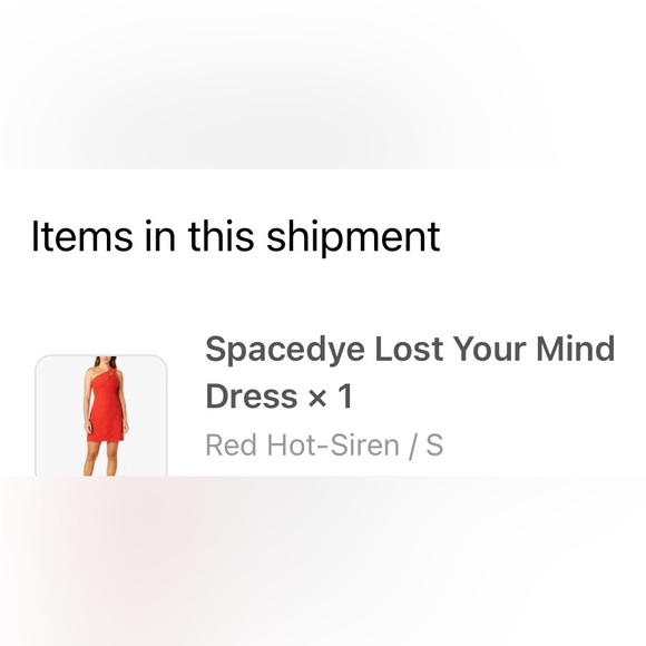 Beyond Yoga Spacedye Lost Your Mind Dress (One-Shoulder, Red Hot-Siren) - Picture 6 of 6